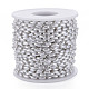 304 catena di perline imitazione perla in acciaio inossidabile e plastica abs CHS-S008-014A-P-2