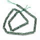 Perles de quartz vert piézoélectrique de culture rondelle facettée G-I141-3x5-05S-AA-3