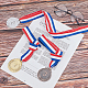 Ahandmaker 12pcs 3 estilos medallas de aleación de zinc NJEW-GA0001-02-6