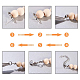 Iron Bead Tips and Iron Snap on Bail IFIN-PH0024-39-3