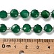 Натуральные бусины из зеленого оникса и агата (окрашенные и нагретые) G-B153-A04-5