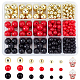 Superfindings 504pcs 10style perles acryliques opaques rondes SACR-FH0001-04-2