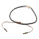 Bracelets réglables de perles tressées avec cordon en nylon BJEW-P256-B32-5