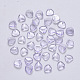 Transparent Spray Painted Glass Charms GLAA-R111-01-B10-1