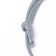 Création de bracelets en corde de polyester ciré coréen AJEW-JB00011-15-2