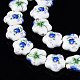 Handmade Porcelain Ceramic Beads Strands PORC-S502-034A-3