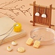 Kit de fabricación de aretes colgantes diy con tema de comida de simulación DIY-YW0004-61-6