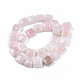 Granos naturales de abalorios de cuarzo rosa G-N326-140A-2