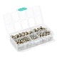 340pcs 4 perles de jaspe dalmatien naturel de style G-LS0001-48-7