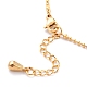 304 colliers pendentif coeur en acier inoxydable pour la Saint-Valentin STAS-B021-04-3