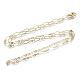 Brass Cable Chains Necklace Making MAK-S072-16B-KC-3