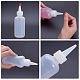 Benecreat 16 Packung 120 ml Plastik-Quetschflasche Flasche mit roter Spitze DIY-BC0010-57-3
