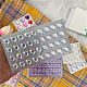 Plastic Rhinestone Self-Adhesive Stickers WG27965-05-1