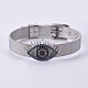 Unisex 304 Stainless Steel Watch Band Wristband Bracelets BJEW-L655-022-2
