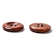 4-Hole Wooden Buttons X-WOOD-S040-38-1-2