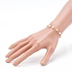 Bracciali con perline di perle naturali per bambini BJEW-JB06127-01-5