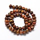 Natural Red Agate Nuggets Beads Strands G-J337-05-2