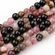 Turmalina naturales hebras de perlas redondo G-F269-05-6mm-1