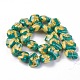 Chapelets de perles en porcelaine manuelle PORC-L033-005-2