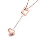 304 Stainless Steel Pendant Necklaces NJEW-F158-16RG-1