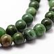 Chapelets de perles en jade africaine naturelle X-G-D840-53-6mm-A-3