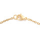 304 inox lien anneau bracelets STAS-I146-04G-2