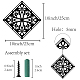 Décorations de pendentif en fer HJEW-WH0013-031-2
