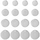 304 charms di tag in bianco in acciaio inossidabile STAS-CJ0002-01-1