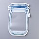 Reusable Mason Jar Shape Zipper Sealed Bags OPP-Z001-02-C-1