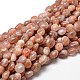 Natural Sunstone Nuggets Beads Strands G-J336-05-1