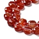 Fili di perline agata rosso naturale G-NH0004-029-4