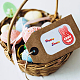 Craspire huevo de pascua sello de cera sello de conejo cabeza de sello de cera con mango de madera universal para invitaciones tarjetas botella de regalo negocios gracias decoración de scrapbooking AJEW-WH0192-055-3