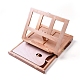 Cajas de almacenamiento de madera multifunción portátiles DIY-WH0157-05-1