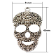 Pendenti del cranio dello zucchero della lega di stile tibetano di ornamenti di giorno dei morti TIBEP-22828-AS-NR-1