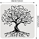 BENECREAT Tree of Life Pattern Stencil DIY-WH0172-966-2