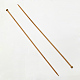 竹シングル尖った編み針  ペルー  400x14x6.5mm  2個/袋 TOOL-R054-6.5mm-1
