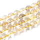Natürlichen Gold Rutilquarz Perlen Stränge G-T108-15-1