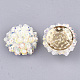 Cabochons en perles de verre FIND-T044-23E-2