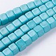 Synthetic Turquoise Beads Strands G-E456-01-4mm-1