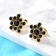 Серьги-гвоздики из нержавеющей стали 304 для женщин EJEW-F361-12G