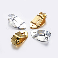 24 Pcs(12 Pairs) Clip On Earring Converter with Open Loop Jewelry Making,  DIY Earring and Dangle, Color Gold and Silver
