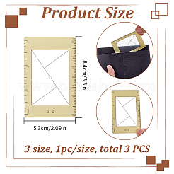 1шт акриловый видоискатель&nbsp;AJEW-DR0002-29A
