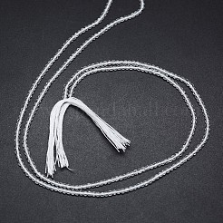 天然石クオーツクリスタルビーズ連売り  ロッククリスタルビーズ  多面カット  ラウンド  2mm  穴：0.5mm  約170~180個/連  12.9インチ〜13.3インチ（330~340mm）&nbsp;G-G914-2mm-22