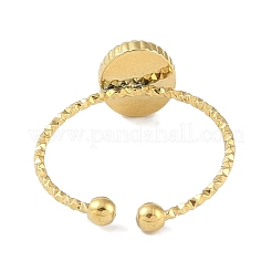 Ионное покрытие (ip) 304 нержавеющая сталь эмаль овальные манжеты пальцы кольца RJEW-L107-071G-01