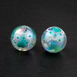 УФ-покрытие Радужные радужные акриловые эмалевые бусины&nbsp;OACR-I003-12A