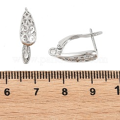 Shegrace Messing-Creolen-Ohrring-Verschlüsse&nbsp;XGRQ79218-938P