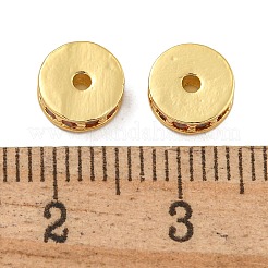 Стойки обшивки латунь микро проложить кубического циркония бусы KK-U030-27G-09