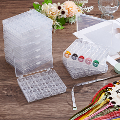 12 Beutel transparente leere Nähgarnspulen aus Kunststoff&nbsp;CON-WA0001-10