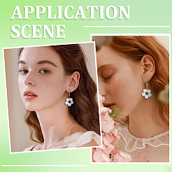 Матовые прозрачные стеклянные бусины&nbsp;FGLA-PA0001-02C