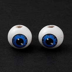 Набивные европейские бусины из натурального дерева WOOD-C015-01